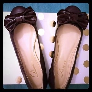 Delman Maroon/Deep Purple Flats